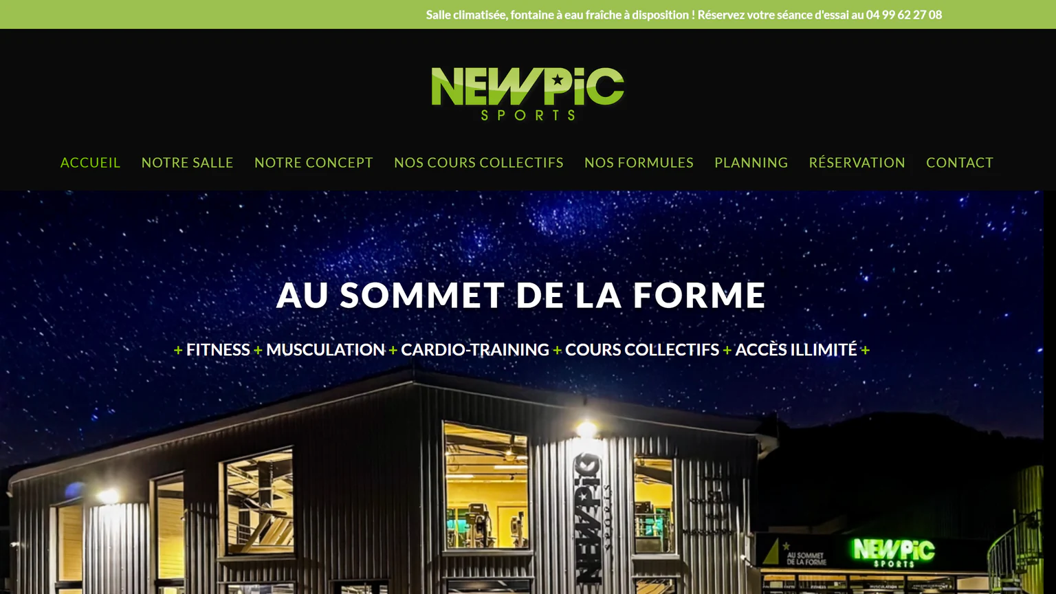 Site vitrine NewPicSports